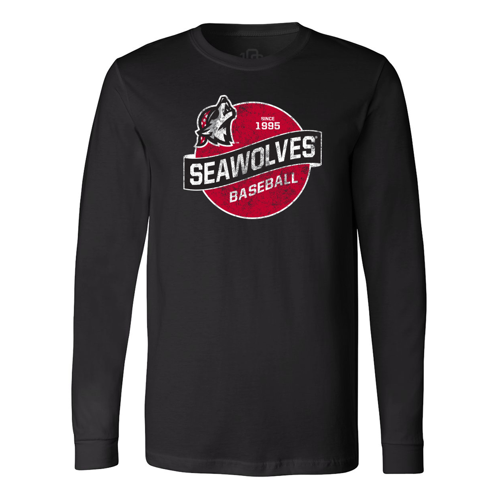 Erie SeaWolves 108 Retro L/S Tee Erie SeaWolves Official Store