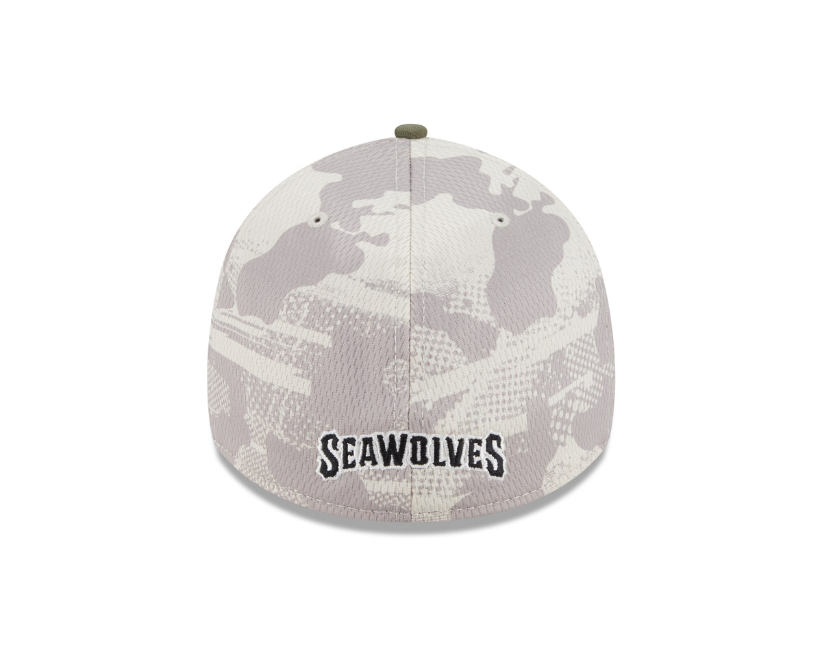 Erie SeaWolves NEC 2025 Armed Forces 39THIRTY Stretch-Fit