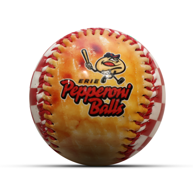 Erie SeaWolves Pepperoni Balls Baseball Erie SeaWolves Official Store