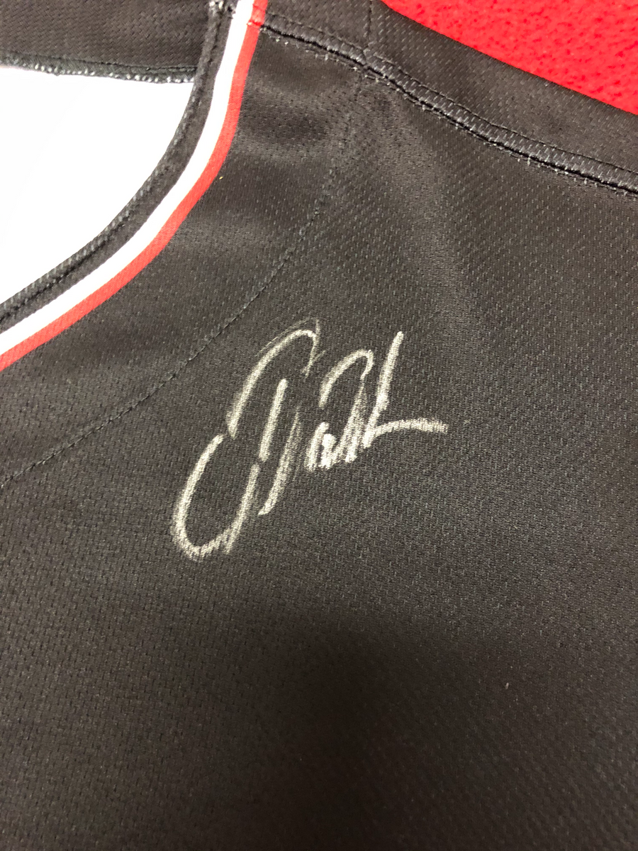 Daz Cameron Game-Used, Autographed Black Jersey #15 – Erie