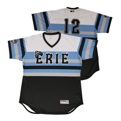 Erie SeaWolves Game-Issued SnowWolves Jersey - #12