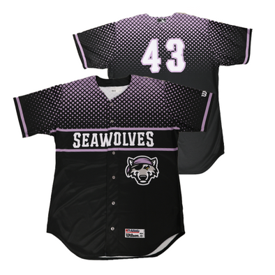 Erie SeaWolves Game-Issued Strike Out Cancer Jersey - #43