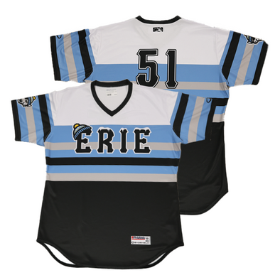 Erie SeaWolves Game-Issued SnowWolves Jersey - #51