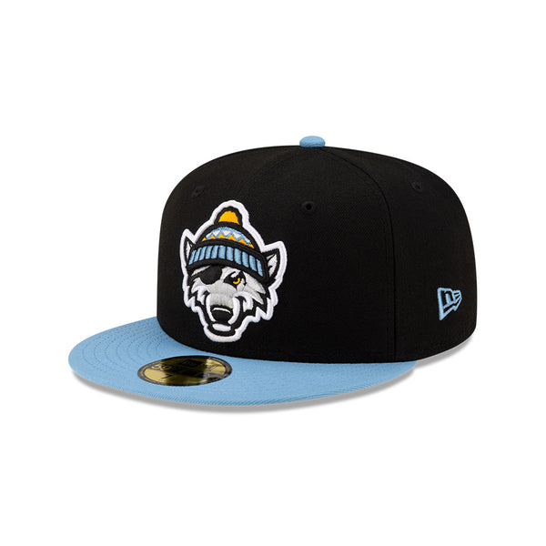Erie SeaWolves NEC SnowWolves Black 59Fifty – Erie SeaWolves