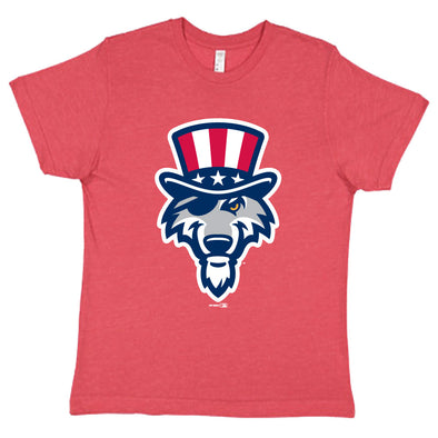 Erie SeaWolves BR Youth Uncle Sam Wolf