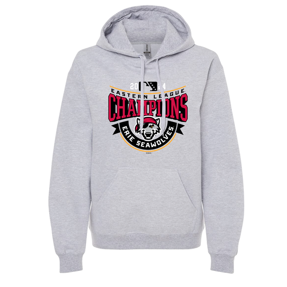 Erie SeaWolves BR 2024 Eastern League Champs Banner Hooded Sweatshirt