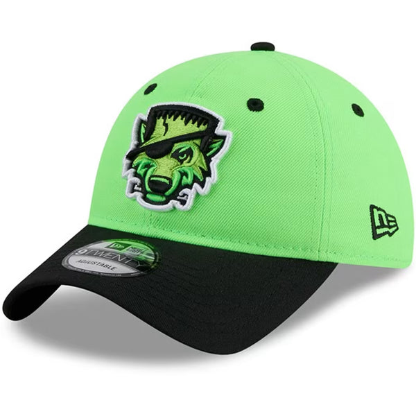 Erie SeaWolves NEC FrankenWolf Green Alt Adjustable Cap – Erie