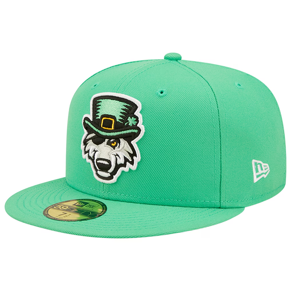 Erie SeaWolves NEC Irish Wolf 59FIFTY On-Field Cap – Erie