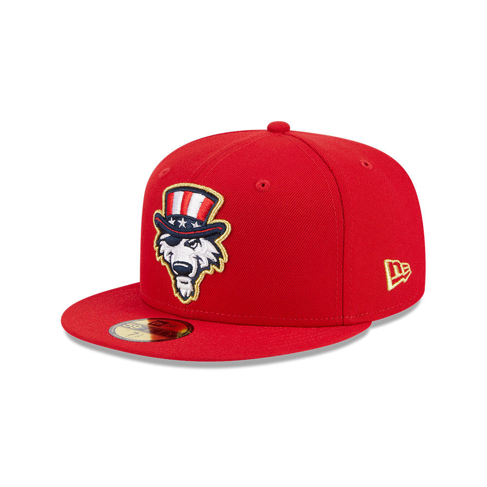 NE☆Erie SeaWolves 2025 独立記念日 59FIFTY タイガース傘下 NE☆Erie SeaWolves 2025 独立記念日 59FIFTY タイガース傘下