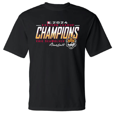 Erie SeaWolves BR 2024 Eastern League Champs Script Performance Tee