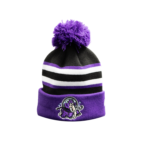 NEC Moon Mammoths Pom Knit Cap