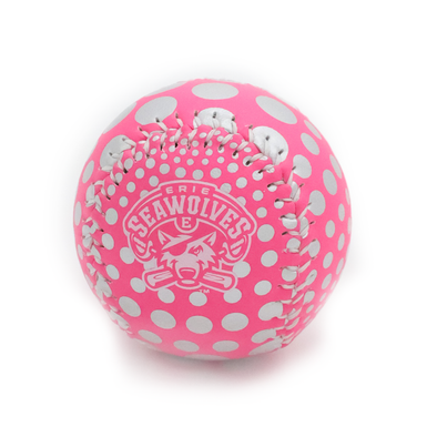 Erie SeaWolves BWM Pink Dot Souvenir Baseball
