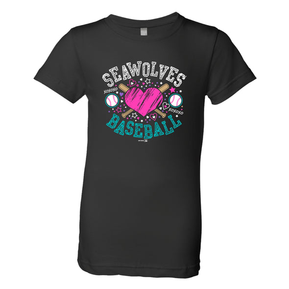 Erie SeaWolves BR Youth Greta Princess Tee