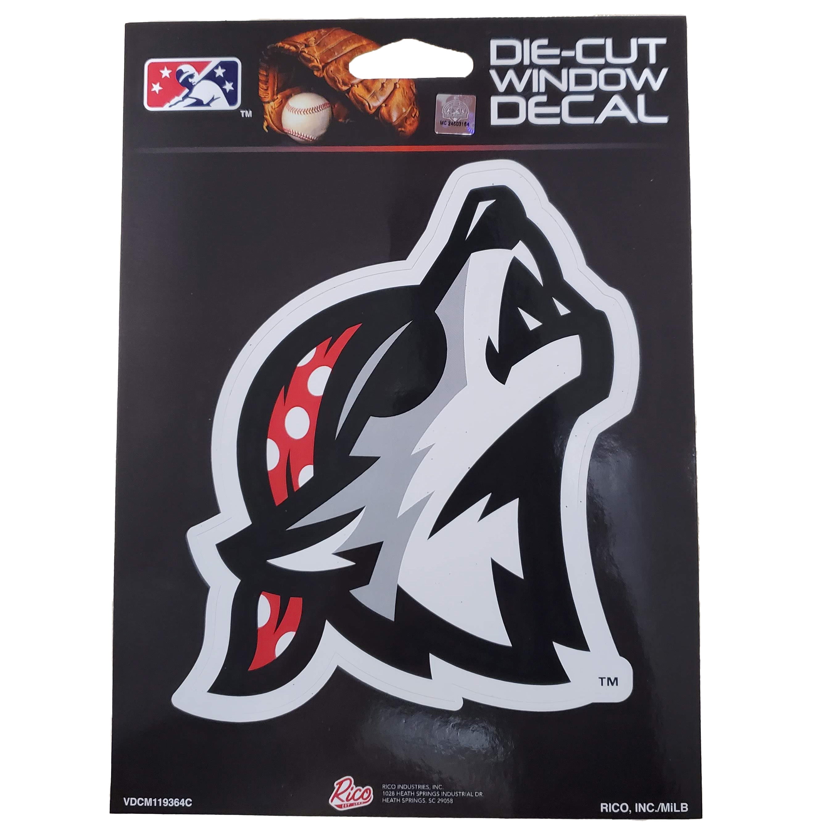 NCAA Wake Forest Double Up Die Cut Sticker Set - 4x9 Inch Vinyl Decals, Officially Licensed