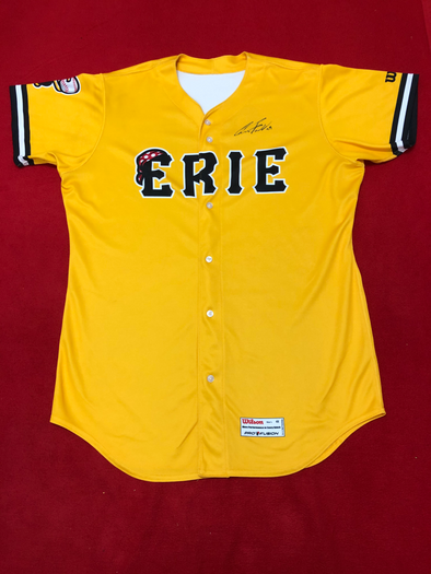 Erie SeaWolves Beau Burrows Gray Away Game Used Autograph Jersey #33 – Erie  SeaWolves Official Store