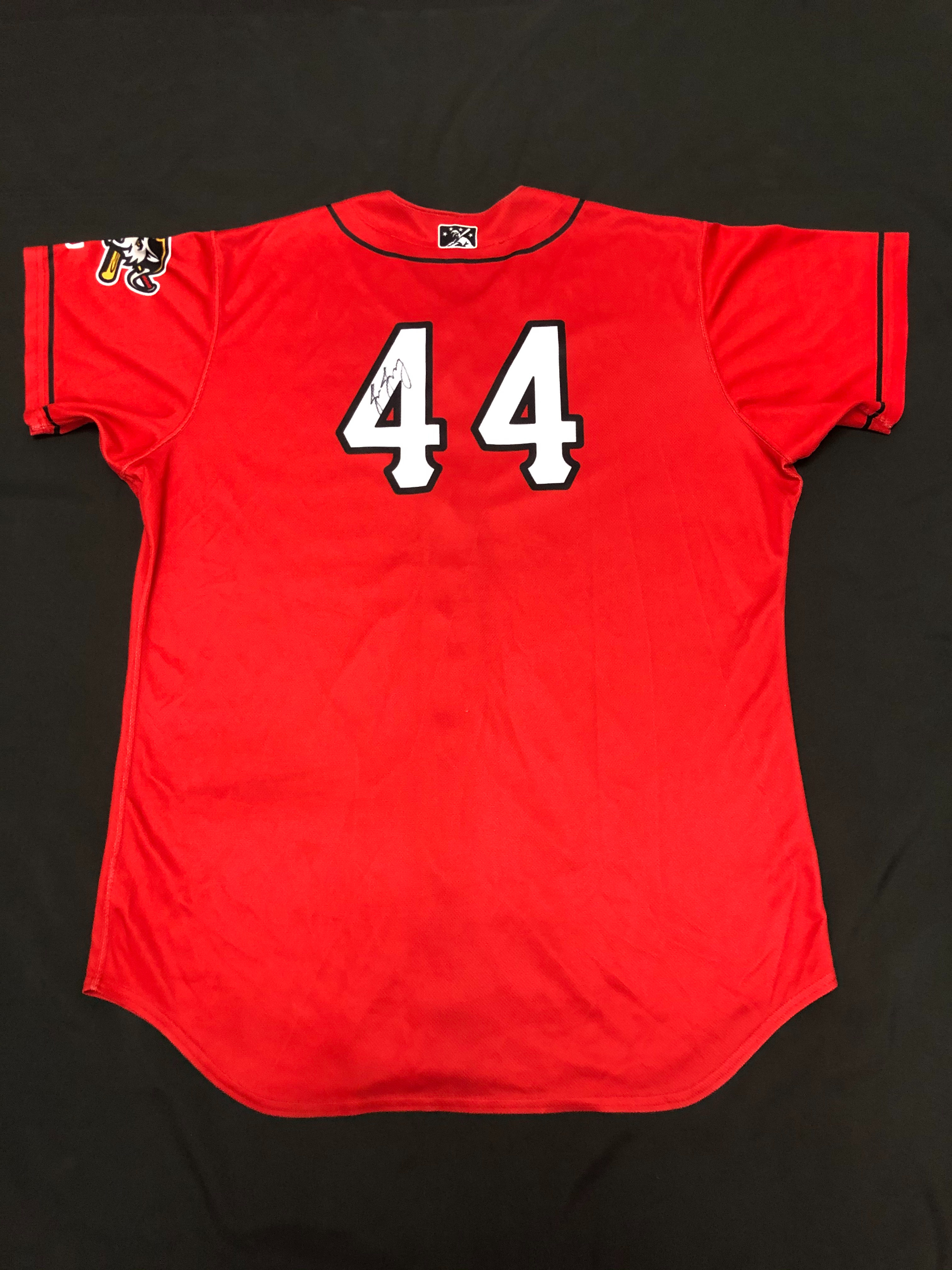Joe Jimenez Red Game-Used, Autographed Jersey #44 – Erie SeaWolves Official  Store